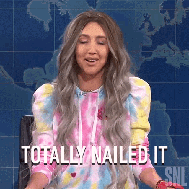 Totally Nailed It Landis Trotter GIF - Totally Nailed It Landis Trotter Saturday Night Live GIFs