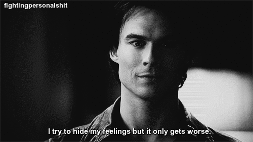 Thinking There Was No Way You Were Going To Pass The Sat. GIF - Vampire Diaries Damon Salvatore Ian Somerhalder GIFs