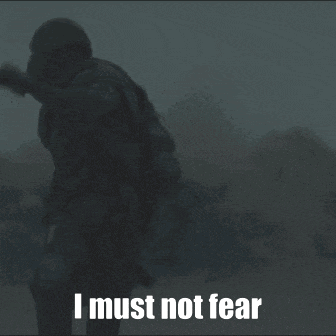 where the fear has gone there will be nothing written on a poster