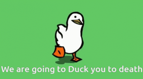 Duck We Are Gonna Beat You To Death GIF - Duck We Are Gonna Beat You To Death GIFs