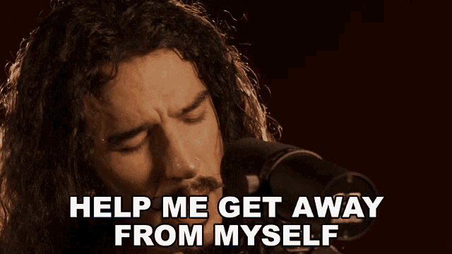Help Me Get Away From Myself Anthony Vincent GIF - Help Me Get Away From Myself Anthony Vincent Ten Second Songs GIFs