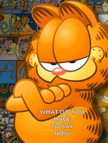 Garfield Cute GIF - Garfield Cute Blink GIFs
