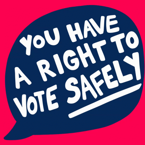 Voter Intimidation You Have A Right To Vote Safely GIF - Voter Intimidation You Have A Right To Vote Safely Call866ourvote GIFs