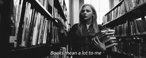 Books Reading GIF - Books Reading Carrie GIFs