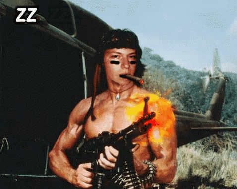a man is holding a gun and smoking a cigar with the letters zz above his head