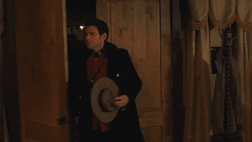 Wcth Hearties Mountie Nathan Seasonnine Hope Youre Not The New Maitre D Spurlock GIF - Wcth Hearties Mountie Nathan Seasonnine Hope Youre Not The New Maitre D Spurlock Dry Humor Funny Joke Blue Coat GIFs