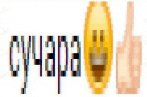 a pixel art drawing of a smiley face and a middle finger .