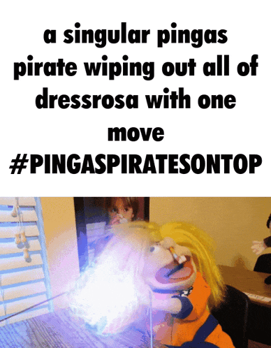 a pirate wipes out all of dressrosa with one move