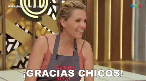 Gracias Chicos Denise Dumas GIF - Gracias Chicos Denise Dumas Master Chef Argentina GIFs