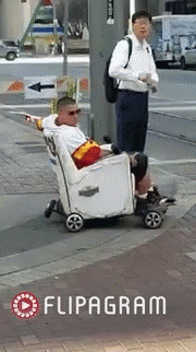 Chilling Crossing The Street GIF - Chilling Crossing The Street Like A Boss GIFs