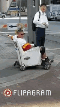 Chilling Crossing The Street GIF