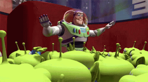 Chercher GIF - Toy Story Buzz Lightyear Aliens GIFs