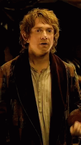 Bilbo Well Excuse Me GIF - Bilbo Well Excuse Me Martin Freeman GIFs