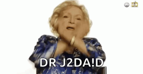 Dr J2da Betty White GIF - Dr J2da Betty White Dab GIFs
