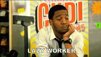 Kid Cudi Lazy Worker GIF - Lazy Worker Lazy Employee Kid Cudi GIFs