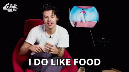 I Do Like Food Harry Styles GIF - I Do Like Food Harry Styles I Like It GIFs
