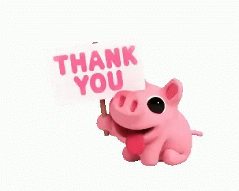 Piggy Thank You GIF - Piggy Thank You Cute GIFs
