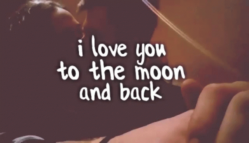 22love To The Moon I Love You GIF