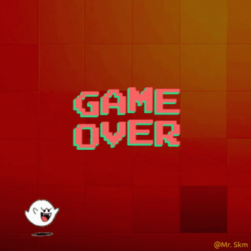 Game Over Its Over GIF - Game Over Its Over Youre Dead GIFs