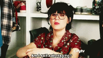 Zooey Des Chanel New Girl GIF - Zooey Des Chanel New Girl Self Sabotaging GIFs