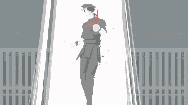 a drawing of a person laying on the ground