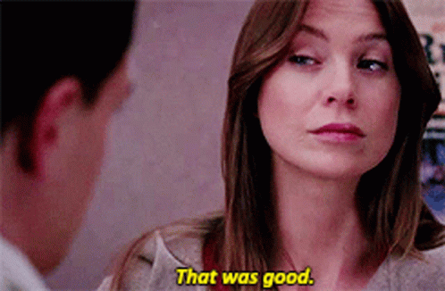Greys Anatomy Meredith Grey GIF - Greys Anatomy Meredith Grey That Was Good GIFs
