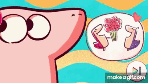 Animals Cartoon GIF - Animals Cartoon Flowers GIFs