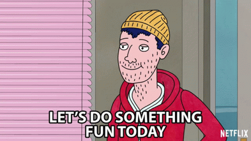 Lets Do Something Fun Today Aaron Paul GIF