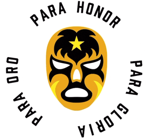 a mask with a star on it is surrounded by the words para honor