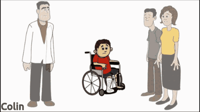a cartoon of a doctor giving a thumbs up with the website www.orthopedic2