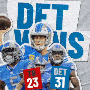 Detroit Lions (31) Vs. Tampa Bay Buccaneers (23) Post Game GIF - Nfl National Football League Football League GIFs