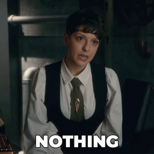 Nothing Melody Struthers GIF - Nothing Melody Struthers Murdoch Mysteries GIFs