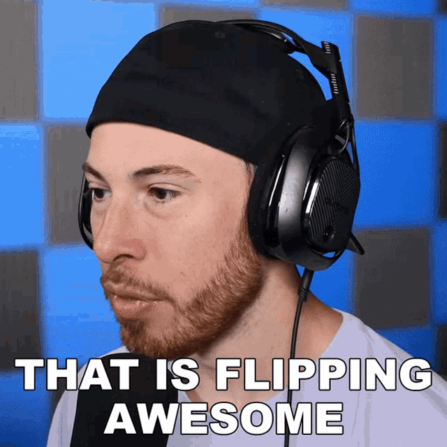That Is Flipping Awesome Garret Sutton GIF - That Is Flipping Awesome Garret Sutton Reaction Hacks GIFs