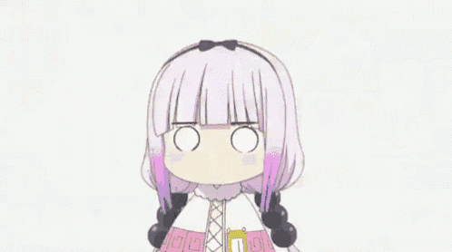 a cartoon girl with purple hair and pink tail is standing in front of a white background with chinese writing .