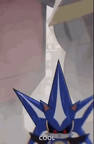 sonic the hedgehog is wearing sunglasses and a mask while standing next to a building .