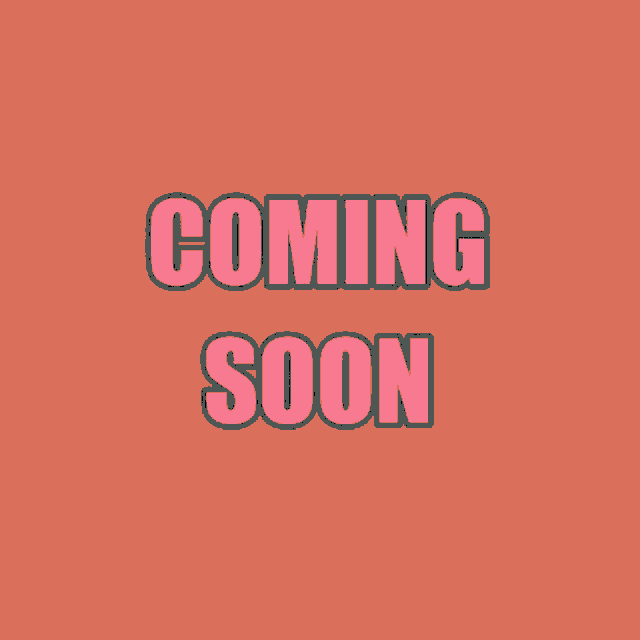 a yellow background with the words coming soon in purple