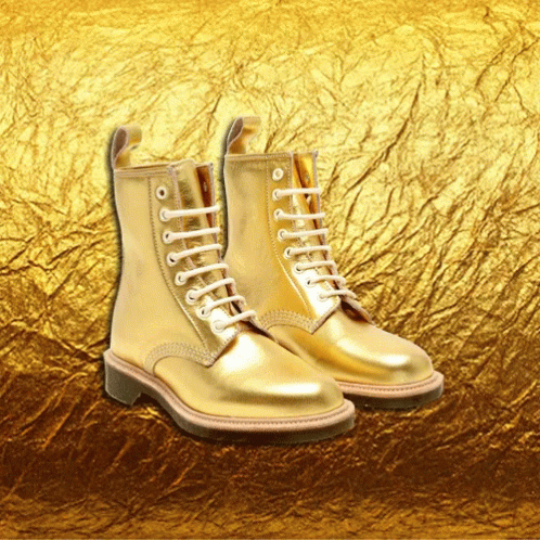 Gold Boots GIF - Gold Boots GIFs