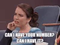 Please Number GIF - Please Number Darell GIFs