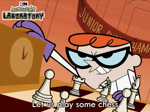 Let Us Play Some Chess Dexter GIF - Let Us Play Some Chess Dexter Dexter'S Laboratory GIFs