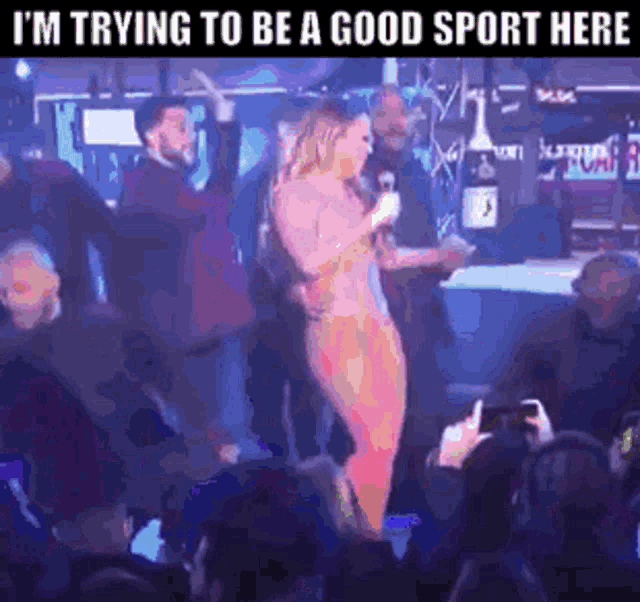 Mariah Carey Trying To Be A Good Sport GIF - Mariah Carey Trying To Be A Good Sport Train Wreck GIFs
