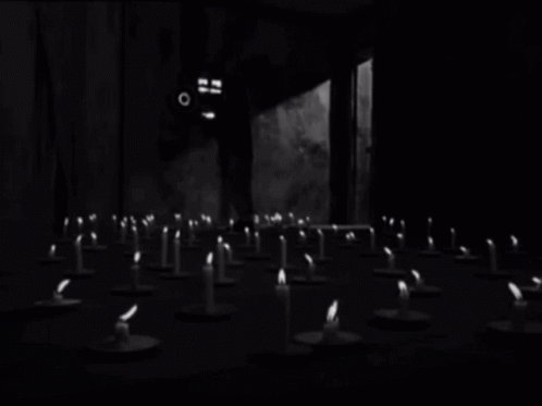 Blow Off Candles GIF - Blow Off Candles Black And White GIFs