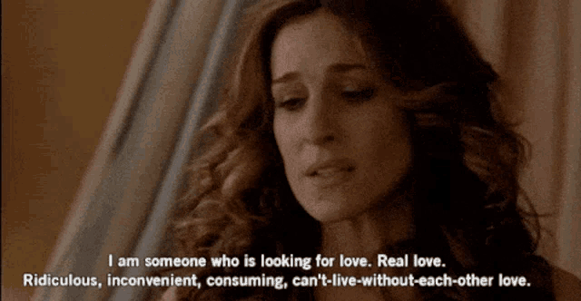 a woman says i am someone who is looking for love real love