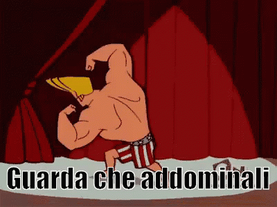 Addominali GIF - Addominali Johnny Bravo Abs GIFs
