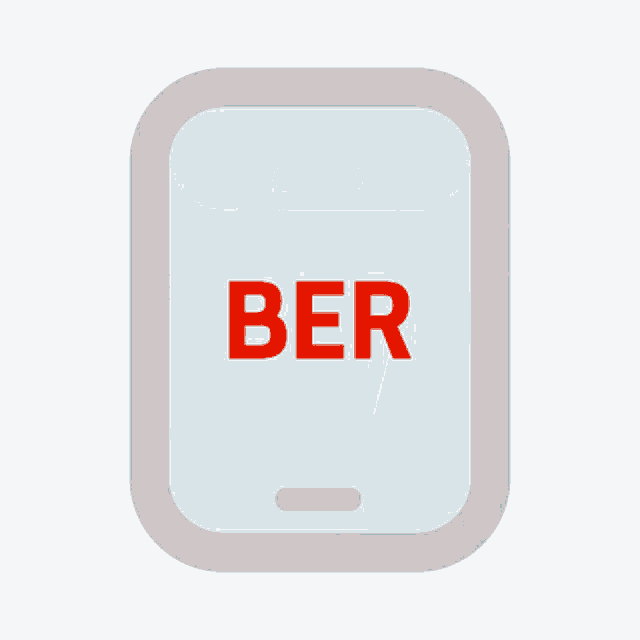 an airplane window with the word ber written in red