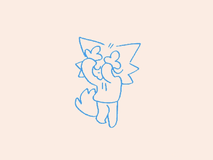 a cartoon drawing of a cat with glasses