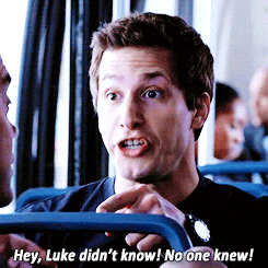 a man on a bus says hey luke didn t know no one knew