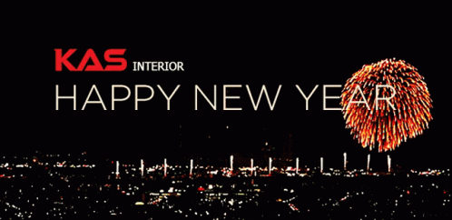 Kas Interior Happy New Year GIF - Kas Interior Happy New Year Fireworks GIFs