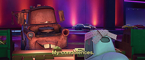 Cars Tow Mater GIF - Cars Tow Mater My Condolences GIFs