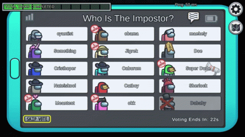Who Is Impostor Among Us GIF - Who Is Impostor Among Us Vote GIFs