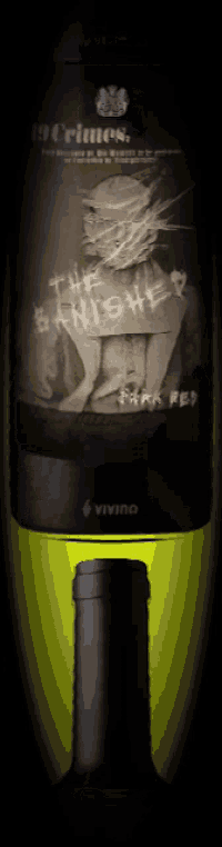a bottle of el crimen has a picture of a woman on it